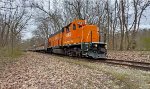 LTEX 1443 is northbound at Sand Run Park, the Big Bend Area.
